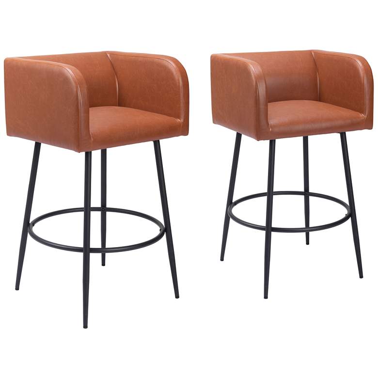 Image 1 Horbat Barstool Brown