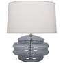 Horizon 17 1/2" High Smoke Gray Glass Accent Table Lamp