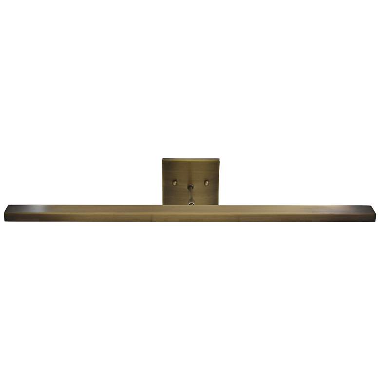 Image 1 Horizon 26" Wide Antique Brass Direct Wire LED Picture Light