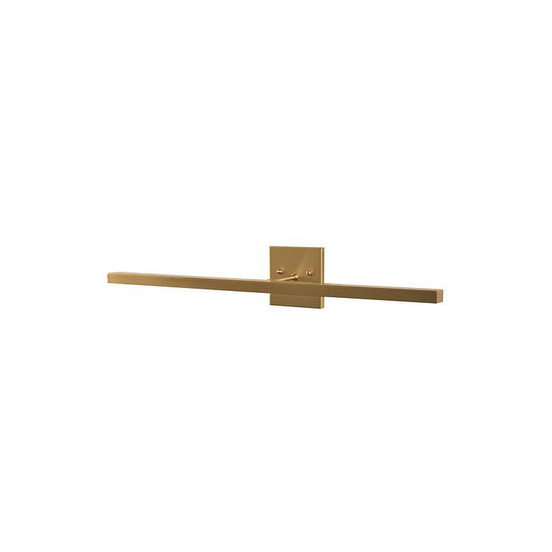 Image 1 Horizon 26" Wide Satin Brass Direct Wire LED Picture Light
