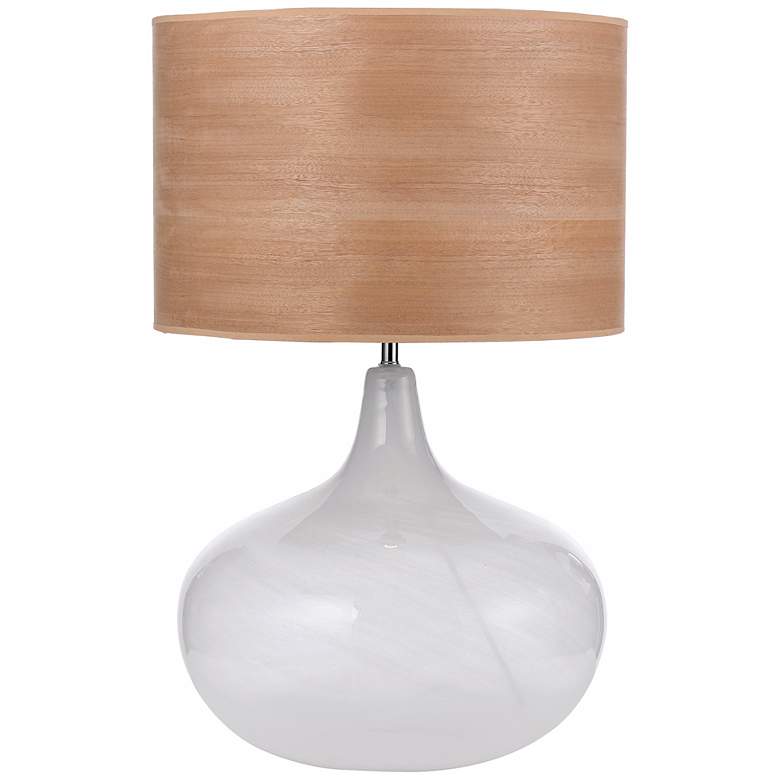 Image 1 Horizon Hand-Blown Swirl Glass Table Lamp