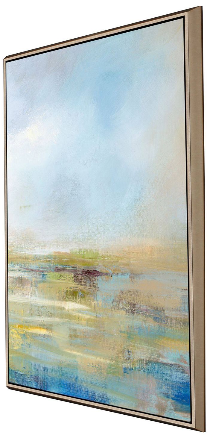 Image 2 Horizon II 39"W x 57"H Transitional Canvas more views