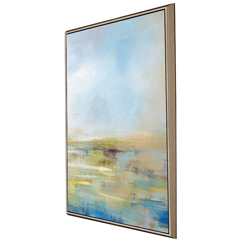 Image 2 Horizon II 39"W x 57"H Transitional Canvas more views