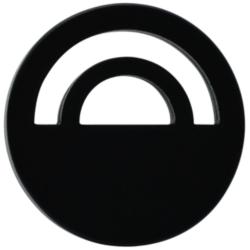 Horizon Matte Black Metal 1 1/2" Wide Cabinet Knob