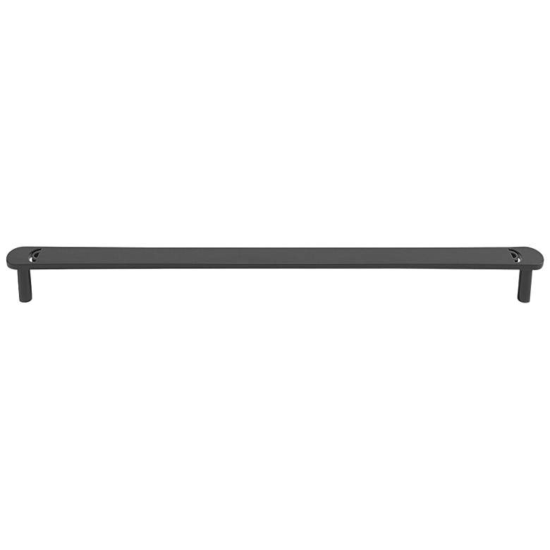 Image 1 Horizon Matte Black Metal 19 1/4" Wide Appliance Pull