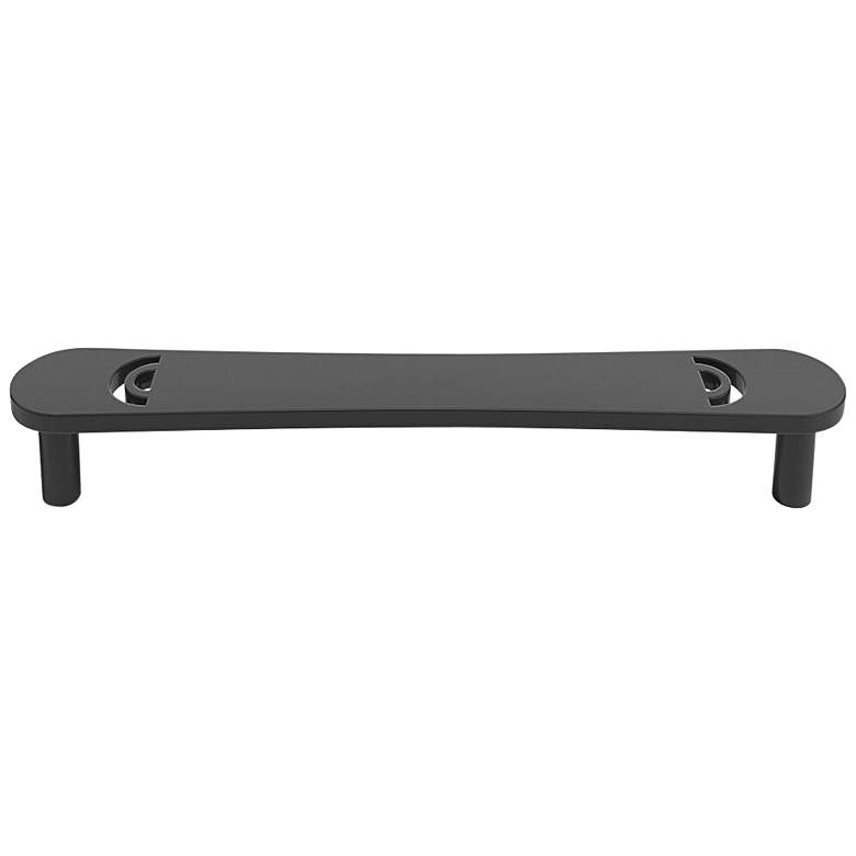 Image 1 Horizon Matte Black Metal 6 1/2" Wide Cabinet Pull