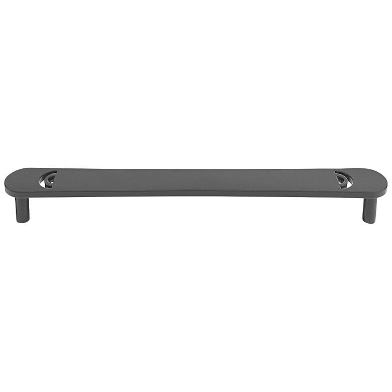 Image 1 Horizon Matte Black Metal 8 1/2" Wide Cabinet Pull