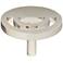 Horizon Polished Nickel Metal 1 1/2" Wide Cabinet Knob