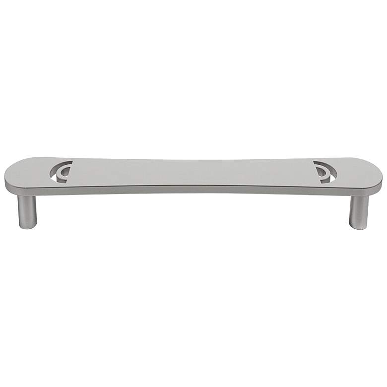 Image 1 Horizon Satin Nickel Metal 6 1/2" Wide Cabinet Pull