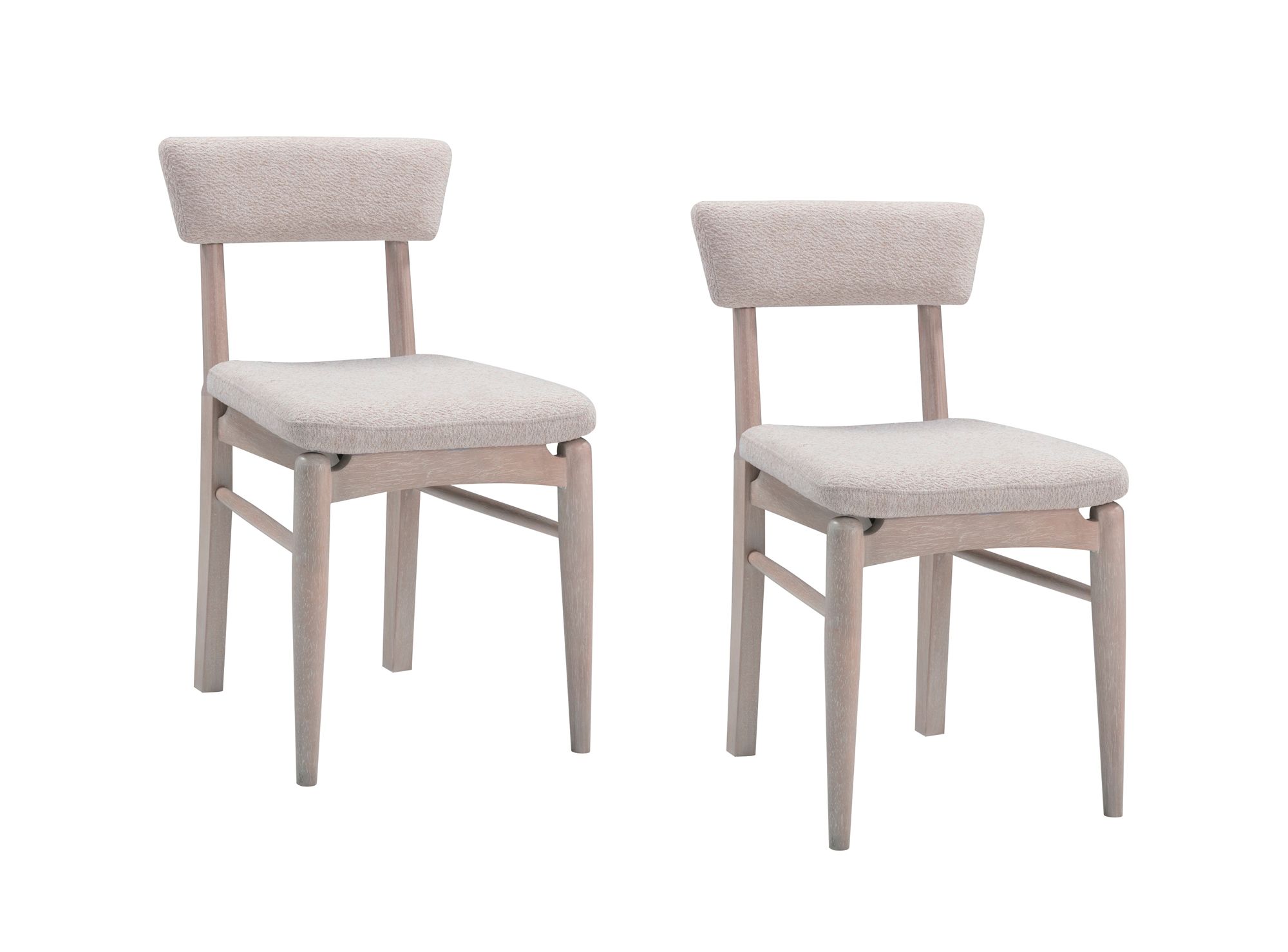 Image 2 Horizons 19" White Oak, Taupe Dining Chair more views