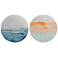Horizons I 22"W x 22"H Wall Sculpture Set of 2