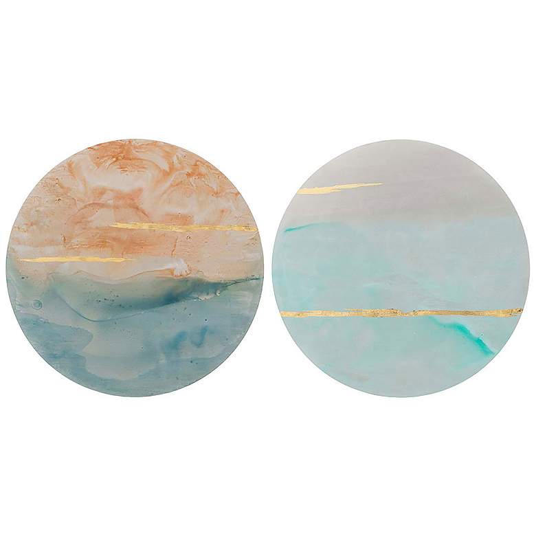 Image 1 Horizons II 22"W x 22"H Wall Sculpture Set of 2