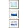 Horizons II 25"W x 21"H Framed Art Set of 3