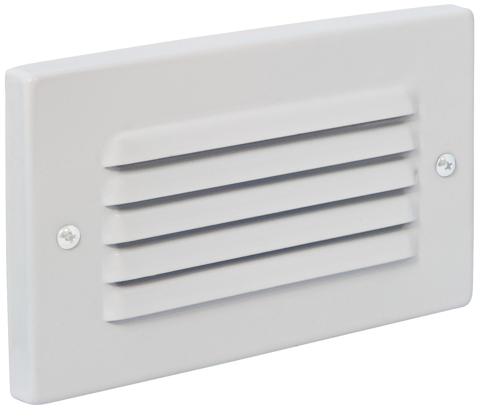 louvered step light