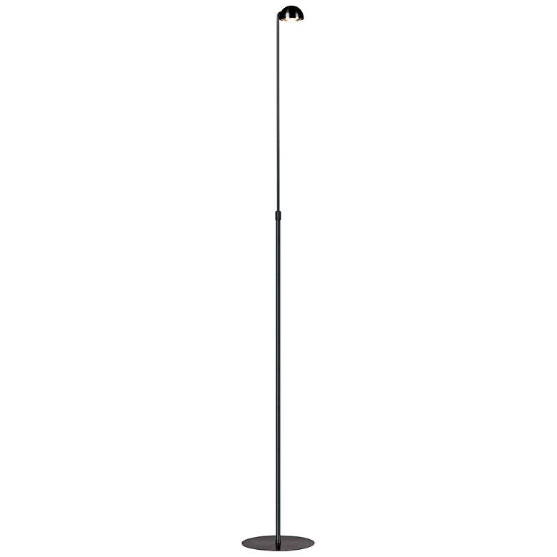 Image 1 Horoscope Satin Dark Gray LED Floor Lamp