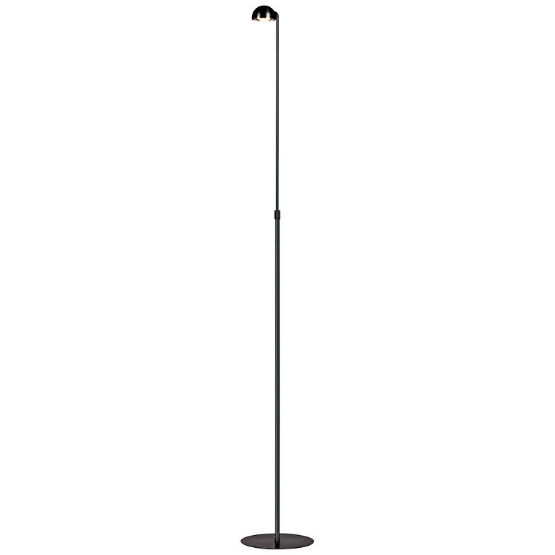 Image 3 Horoscope Satin Dark Gray LED Floor Lamp more views