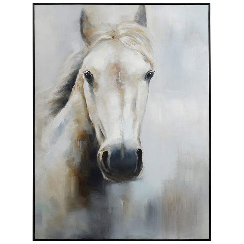 Image 2 Horse 36"W x 48"H Canvas Framed Canvas Wall Art