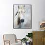 1_Horse 36"W x 48"H Canvas Framed Canvas Wall Art