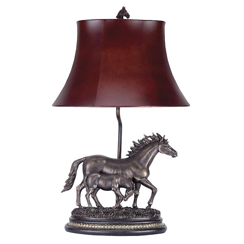 Image 1 Horse and Colt Table Lamp