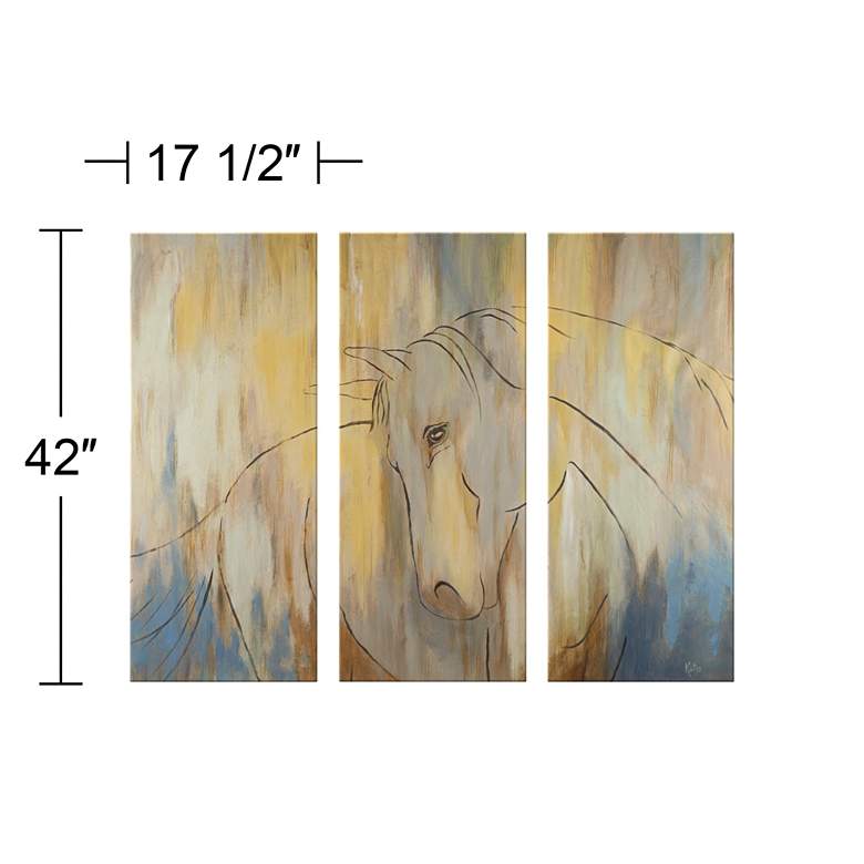 Image 3 Horse Couture 17 1/2 inch x 42 inch Giclee Print Wall Art more views