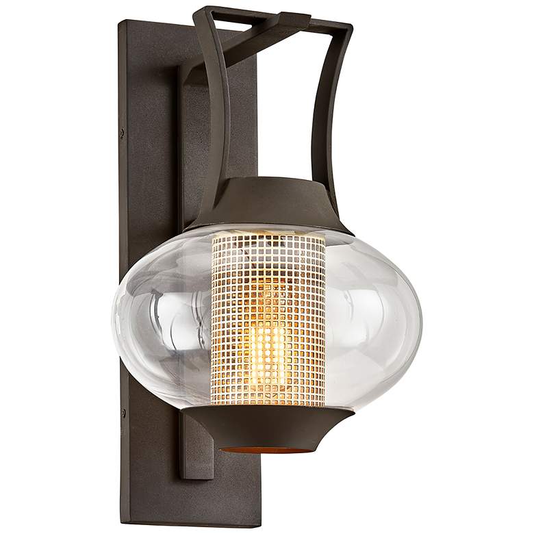 Image 1 Horton 18 1/2" High Texture Bronze Outdoor Wall Light