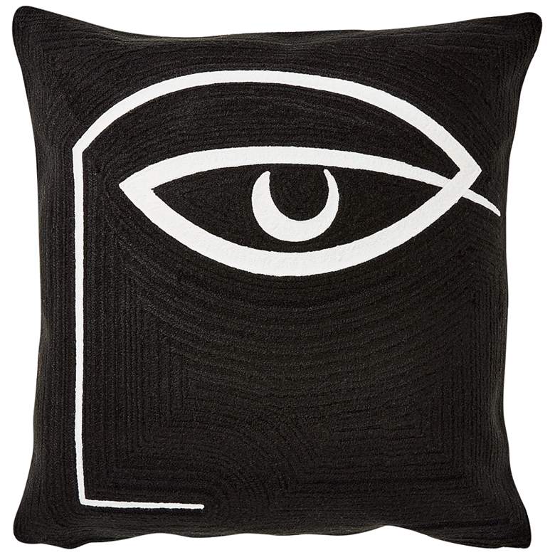 Image 2 Horus Multi-Color 20" Square Decorative Throw Pillow