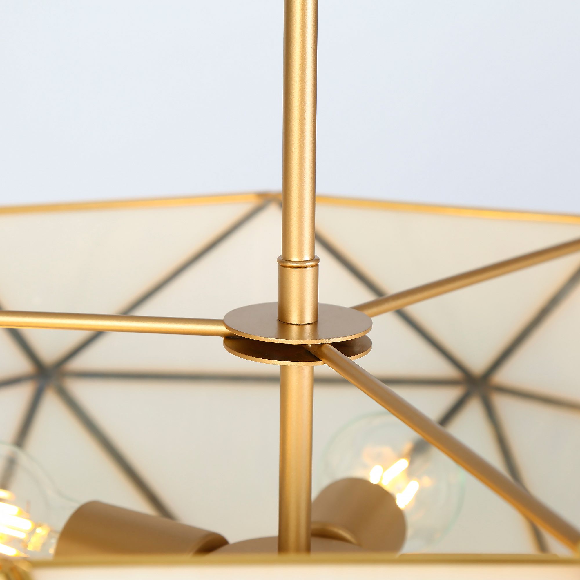Thumbnail3 of Hospesi 23.6" Wide Gold 5-Light Chandelier more views