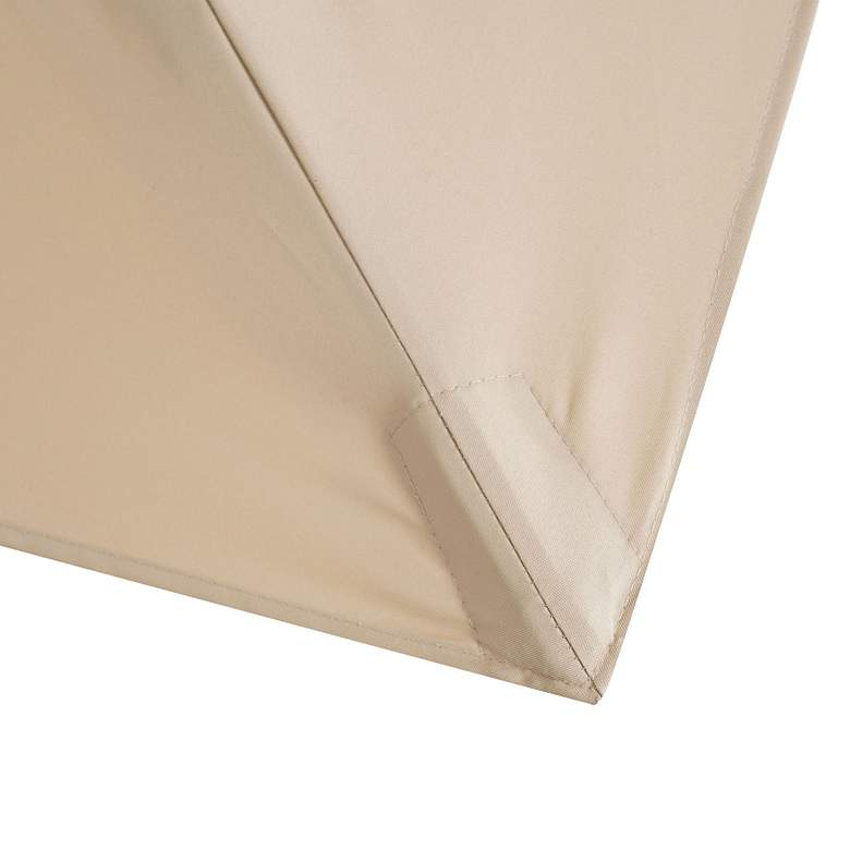 Image 5 Hostin 10-Foot Beige Square Double Top Cantilever Umbrella more views