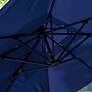 3_Hostin 10-Foot Blue Square Double Top Cantilever Umbrella more views