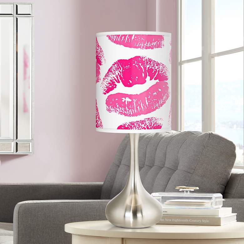 Image 1 Hot Lips Giclee Droplet Table Lamp