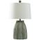Hot Springs 30" Washed Green Table Lamp