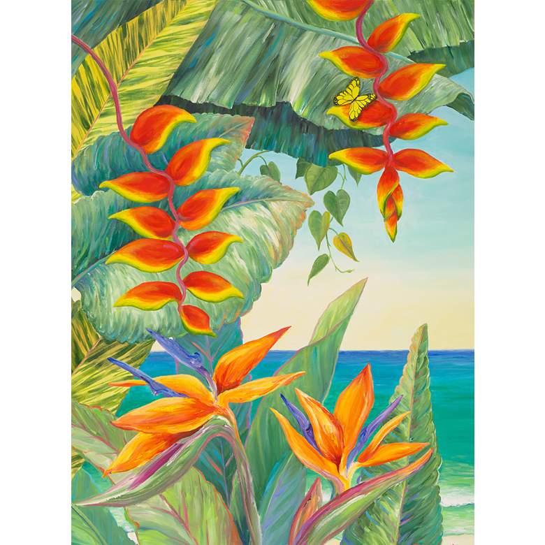Image 1 Hot Tropic #1 40" High All-Weather Outdoor Canvas Wall Art
