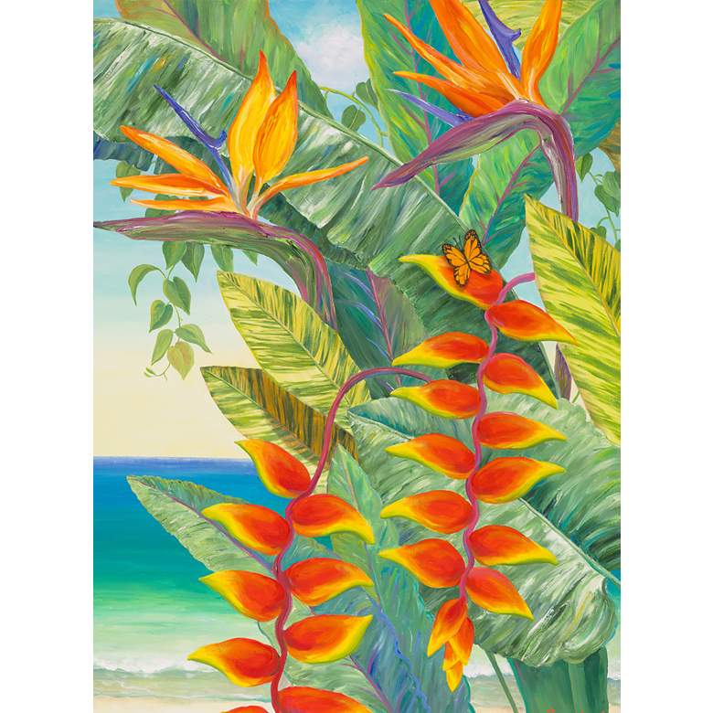 Image 1 Hot Tropic #2 40" High All-Weather Outdoor Canvas Wall Art