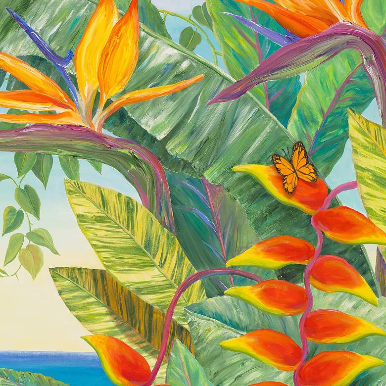 Image 2 Hot Tropic #2 40" High All-Weather Outdoor Canvas Wall Art more views