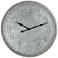 Hotel Fasqier Paris 31 1/2" Wide Glass Round Wall Clock