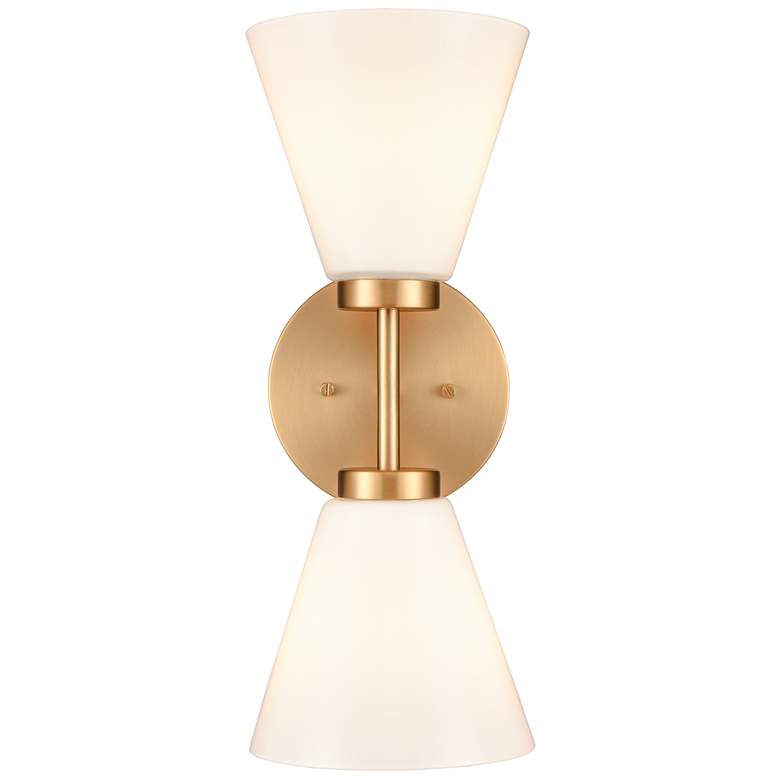Image 1 Houghton 15" High 2-Light Vanity Light - Brushed Gold