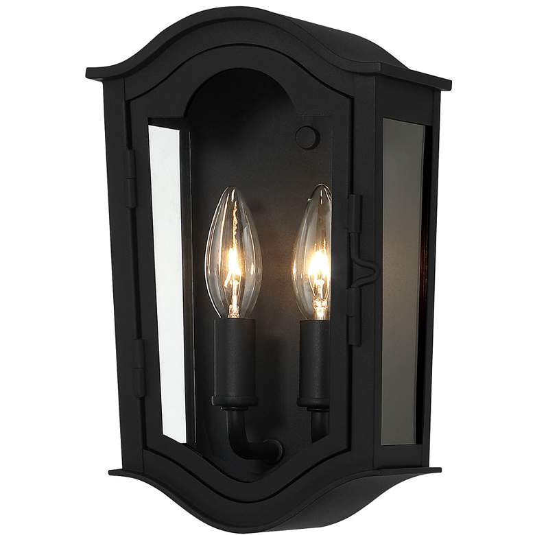 Image 3 Houghton Hall 11" High Sand Coal Outdoor Wall Light more views