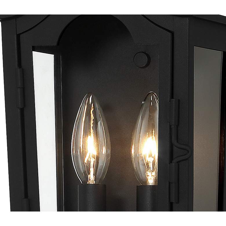 Image 4 Houghton Hall 11" High Sand Coal Outdoor Wall Light more views