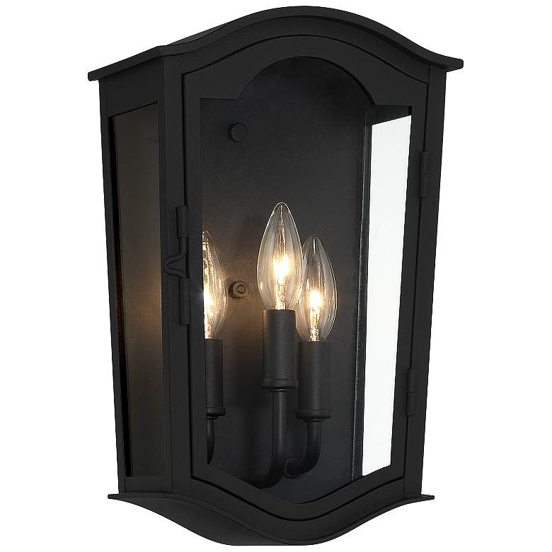 Image 2 Houghton Hall 14 inch High Sand Coal Outdoor Wall Light