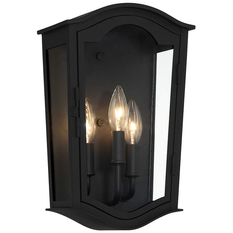 Image 2 Houghton Hall 14" High Sand Coal Outdoor Wall Light
