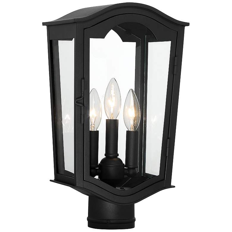 Image 1 Houghton Hall 15 3/4 inch High Sand Coal Outdoor Post Light