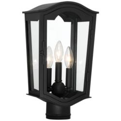 Houghton Hall 15 3/4&quot; High Sand Coal Outdoor Post Light
