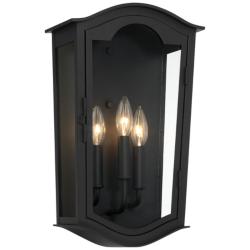 Houghton Hall 16 3/4&quot; High Sand Coal Outdoor Wall Light