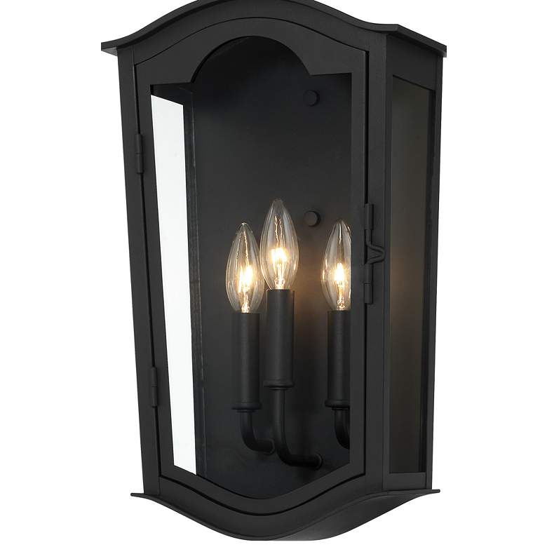 Image 3 Houghton Hall 16 3/4 inch High Sand Coal Outdoor Wall Light more views