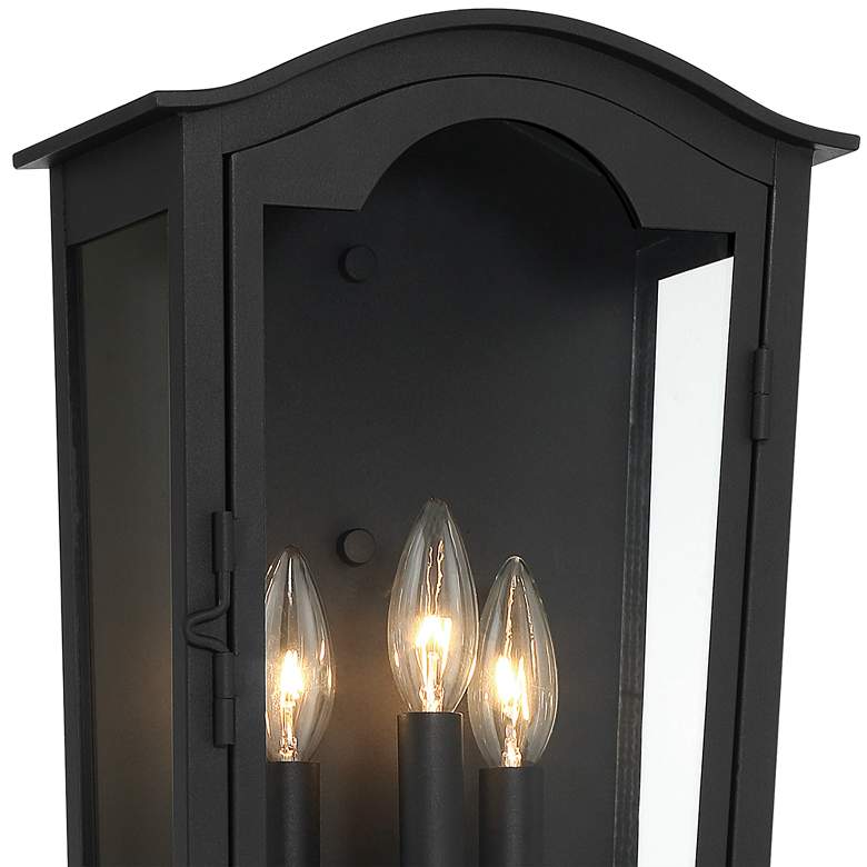 Image 4 Houghton Hall 16 3/4 inch High Sand Coal Outdoor Wall Light more views
