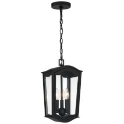 Houghton Hall 16&quot; Sand Coal Traditional Outdoor Hanging Light