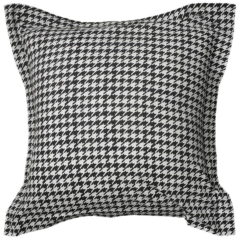 Image 1 Houndstooth 26 inch Square Pillow Sham