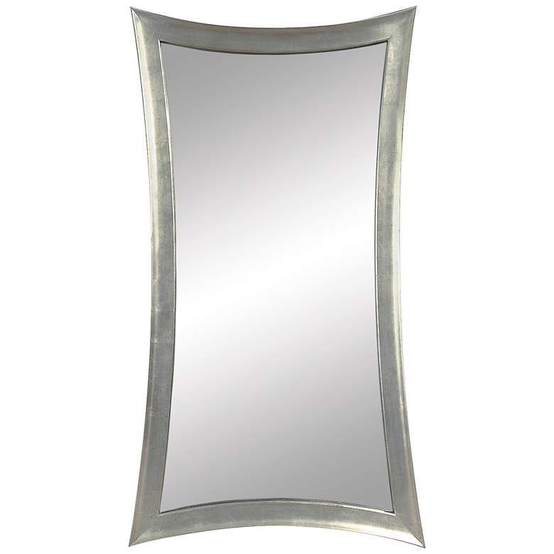 Image 1 Hour-Glass Silver Leaf 36 inch x 48 inch Wall Mirror