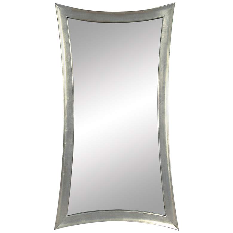 Image 1 Hour-Glass Silver Leaf 36" x 48" Wall Mirror