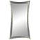 Hour-Glass Silver Leaf 36" x 48" Wall Mirror